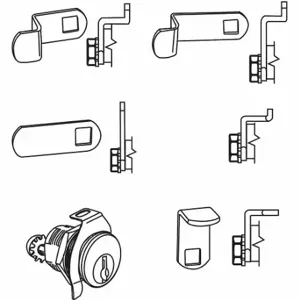 GRAINGER 97-75-HL1 Mailbox Lock, 4C Pedestal Mailboxes, HL1 Keyway/Series C8730 Cam | CQ2KPF 451K29