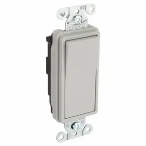 GRAINGER 9801GRY Wall Switch, Rocker Switch, Single Pole, Gray, 15 A, Screw Terminals, Screw Terminals | CP9EDZ 52HE82