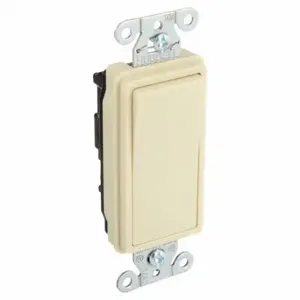 GRAINGER 9803I Wall Switch, Rocker Switch, 3-Way, Ivory, 15 A, Screw Terminals, Screw Terminals | CP9EDU 52HE86