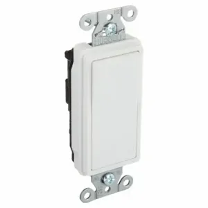 GRAINGER 9803W Wall Switch, Rocker Switch, 3-Way, White, 15 A, Screw Terminals, Screw Terminals | CP9EDW 52HE87