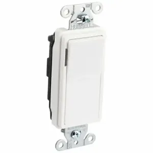 GRAINGER 9901GLW Illuminated Wall Switch, Rocker Switch, Single Pole, White, 20 A, Screw Terminals | CP9EDB 52HE89