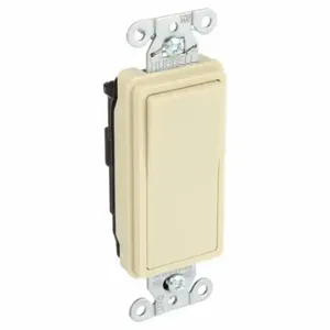 GRAINGER 9901I Wall Switch, Rocker Switch, Single Pole, Ivory, 20 A, Screw Terminals, Screw Terminals | CP9EEC 52HE91