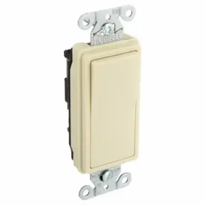 GRAINGER 9903I Wall Switch, Rocker Switch, 3-Way, Ivory, 20 A, Screw Terminals, Screw Terminals | CP9EDV 52HE96