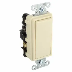 GRAINGER 9904I Wall Switch, Rocker Switch, 4-Way, Ivory, 20 A, Screw Terminals, Screw Terminals | CP9EDY 52HE99