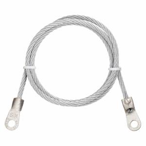 GRAINGER 8PD85 Bonding and Grounding Wire, Bonding and Grounding Wire, Terminals, 5 ft, Clear | CP7RUU