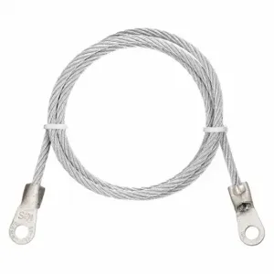 GRAINGER 8PD85 Bonding and Grounding Wire, Bonding and Grounding Wire, Terminals, 5 ft, Clear | CP7RUU