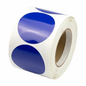 GRAINGER 9MHP0 Floor Marking Tape, Circle, Solid, Blue, No Legend, 3 X 3 Inch, 5 Mil Tape Thick, 500 PK | CP9PQN