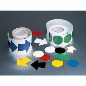 GRAINGER 9PRK5 Floor Marking Tape, Arrow, Solid, Green, No Legend, 4 X 4 Inch, 5 Mil Tape Thick, 100 PK | CP9PPZ