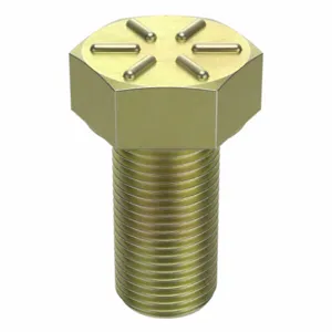 GRAINGER N04360.062.0125 Hex Head Cap Screw 5/8-18X1-1/4 Steel Grade 8 Yellow Zinc, 10PK | AH8HLT 38TN59