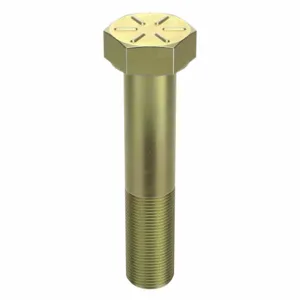 GRAINGER N04360.101.0400 Hex Head Cap Screw 1-14X4 Steel Grade 8 Zinc Yellow, 5PK | AH8JAE 38TT49