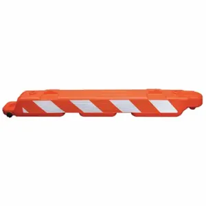 GRAINGER AB96-O-HIPLR Airport Barricade, 10 Inch Overall Ht, 96 Inch X 10 Inch Size, 96 Inch Beam Width | CQ7QUT 54FF20