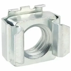 GRAINGER ADVD7998-1420-3B Spring Nut, Square Clip-On, Steel, Zinc Plated, 1/4 Inch Size | CP8JRU 487J69