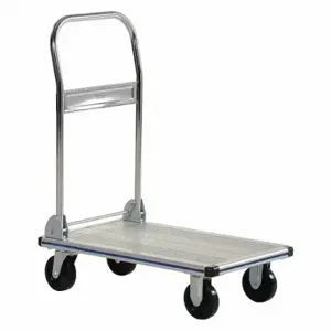 GRAINGER AFT-30-NM Aluminum-Deck Platform Truck, 400 lb Load Capacity, 30 x 18-1/2 x 7-3/8 Inch Size | CR3CMV 36JP52