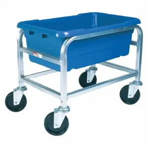 GRAINGER AL-L-1/KTBL Lightweight Corrosion-Resistant Vertical Rack-Style Tub Cart, 600 lb Load Capacity | CP7PMR 414X86