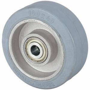 GRAINGER ALEV 100/15K-SG-BB0.5 Nonmarking Rubber Tread on Aluminum Core Wheel, 3 7/8 Inch Wheel Dia | CQ4KAW 487G13