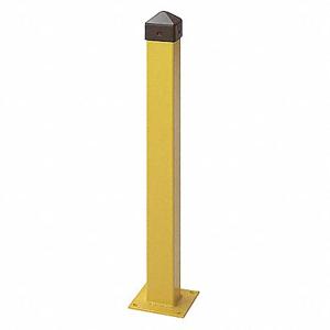 GRAINGER 1753 Bollard, 5 Inch Outer Dia., 10 Inch Overall Length, Yellow, Carbon Steel | CH6HXW 3KZU7