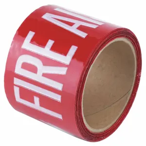 GRAINGER 3YTD2 Floor Marking Tape, Red/White, 3 Inch x 54 Ft. Size, 6 Mil Tape Thickness | CH6JQT 452D09