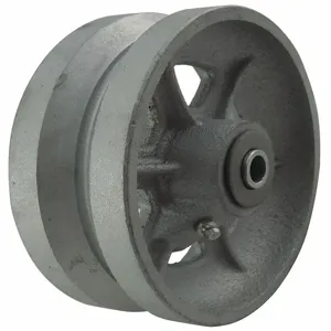 GRAINGER 400K37 V Groove Track Wheel, 6 Inch Wheel Dia., 1000 Lbs. Load Rating | CH6JQU