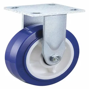 GRAINGER 400K48 Sanitary Plate Caster, Polyurethane, 800 Lbs. Load Rating, 6 Inch Wheel Dia. | CH6JQY