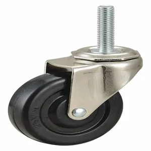 GRAINGER 416P11 Threaded Stem Caster, 2 1/2 Inch Wheel Dia., 75 Lbs. Load Rating | CH6JUB