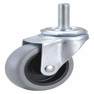 GRAINGER 416P13 Threaded Stem Caster, 3 Inch Wheel Dia., 125 Lbs. Load Rating | CH6JUD