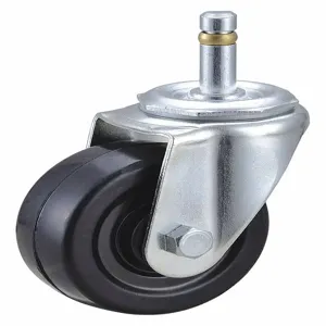 GRAINGER 429H07 Friction Ring Stem Caster, 3 Inch Wheel Dia., 165 Lbs. Load Rating | CH6JVD