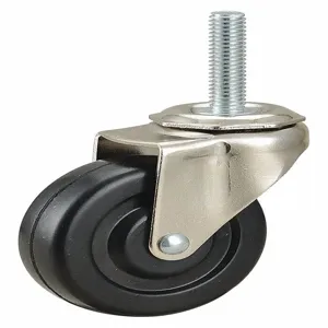 GRAINGER 429H08 Threaded Stem Caster, 2 1/2 Inch Wheel Dia., 75 Lbs. Load Rating | CH6JVE