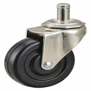 GRAINGER 429H11 Friction Ring Stem Caster, 2 1/2 Inch Wheel Dia., 75 Lbs. Load Rating | CH6JVF