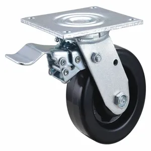 GRAINGER 435X71 Standard Plate Caster, Swivel, Phenolic, 1000 Lbs. Load Rating, 5 Inch Wheel Dia. | CH6JVV