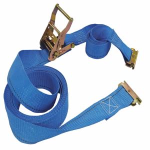 GRAINGER 55ET60 Tie Down Strap, 20 Ft. x 2 Inch Size, 1000 Lbs. Working Load Limit, Blue | CH6KHD
