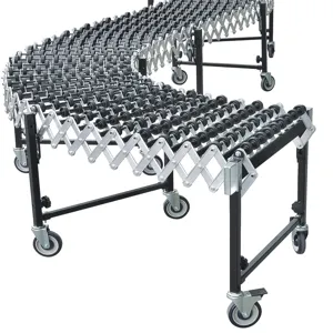 GRAINGER 55KR72 Skate Wheel Conveyor, Flexible, Plastic Skate Wheel, 200 Lb/Ft. Max. Load Capacity | CH6KHR