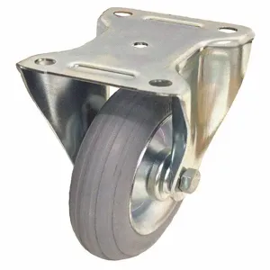 GRAINGER B-VW 162R-SG Plate Caster, Rigid, 150 Lbs. Load Rating, 6 5/16 Inch Wheel Dia. | CH6NNL 487G38