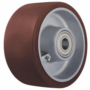 GRAINGER GB 252/25K Iron Core Wheel, Polyurethane Tread, 9 13/16 Inch Wheel Dia., 3960 Lbs. Load Rating | CH6PLN 454M70