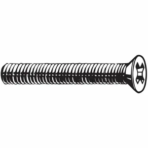 FABORY M51300.020.0006 Machine Screw, 6mm Length, A2 Stainless Steel, M2 x 0.40mm Thread Size, 100PK | CG8HAW 54FR45