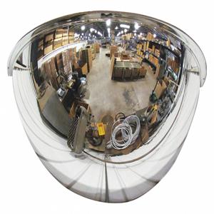 GRAINGER ONV-SR-180-32 Halbkuppelspiegel, 180 Grad Betrachtungswinkel, 32 Zoll Durchmesser, Wand-/Deckenmontage | CH6QQK 3LYW9