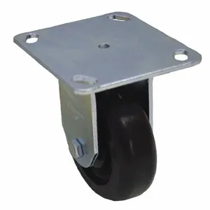 GRAINGER P12R-PB060B-P3 Sanitary Plate Caster, Polypropylene, 325 Lbs. Load Rating, 6 Inch Wheel Dia. | CH6QQZ 487G98