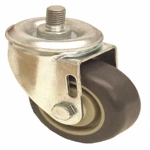 GRAINGER P12S-UP030D-ST12 Threaded Stem Caster, 3 Inch Wheel Dia., 300 Lbs. Load Rating | CH6QTG 487G45