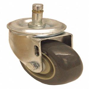 GRAINGER P12S-UP035D-SG1 Friction Ring Stem Caster, 3 1/2 Inch Wheel Dia., 325 Lbs. Load Rating | CH6QTH 487G44