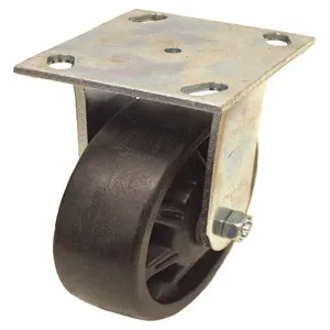 GRAINGER P21R-HNG040R-14 Standard Plate Caster, Rigid, Nylon, 800 Lbs. Load Rating, 4 Inch Wheel Dia. | CH6QVC 490V71