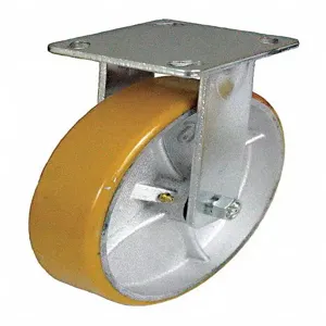 GRAINGER P21R-UY040R-16 Standard Plate Caster, Polyurethane, 700 Lbs. Load Rating, 4 Inch Wheel Dia. | CH6QVH 455U05