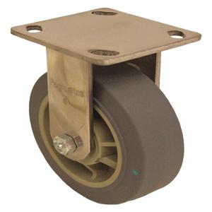 GRAINGER P21RX-RP050D-14-AM Plate Caster, Rigid, Thermoplastic Rubber, 350 Lbs. Load Rating, 5 Inch Wheel Dia. | CH6QVJ 483N36