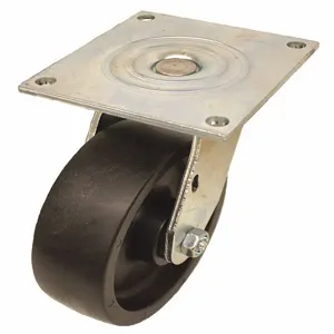 GRAINGER P21S-PB060R-15 Standard Plate Caster, Polypropylene, 700 Lbs. Load Rating, 6 Inch Wheel Dia. | CH6QVU 490V92