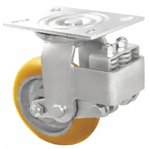 GRAINGER P22R-UA060R-14 Shock Absorbing Plate Caster, Rigid, 500 Lbs. Load Rating, 6 Inch Wheel Dia. | CH6QWQ 454Y23