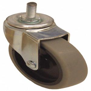 GRAINGER P5S-UP030G-ST4 General Purpose Threaded Stem Caster, 3 Inch Wheel Dia., 120 Lbs. Load Rating | CH6QZE 487G55