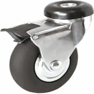 GRAINGER P7S-SRP030K-H-TB Bolt Hole Caster, 3 Inch Wheel Dia., 175 Lbs. Load Rating | CH6QZQ 454Y12