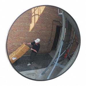 TOUGH GUY SCVIP-18Z Indoor/Outdoor Convex Mirror, 160 Deg. Viewing Angle, 18 Feet Viewing Distance | CH6TEV 3YRR8