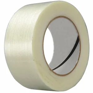 GRAINGER TC389-12MM X 55M (72PK) Filament Tape, Light Duty, 0.5 Inch x 180 Ft. Size, Pack Of 72 | CH6RQQ 494K12