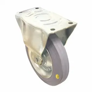 GRAINGER B-RD 250K-VLI Plate Caster With Flat-Free Wheels, 10 Inch Dia, Rigid Caster | CQ4UMZ 487G17