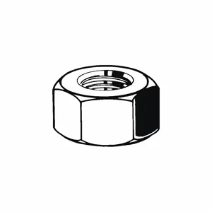 GRAINGER B01100.075.0001 Hex Nut 3/4-10 Grade 5 Steel Plain, 180PK | AH8JAJ 38TT53