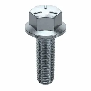 GRAINGER B01258.037.0100 Flange Bolts, Steel, Grade 5, Zinc Plated, 1 Inch Length, Fully Threaded, Inch, 2A | CR3CYZ 157D33